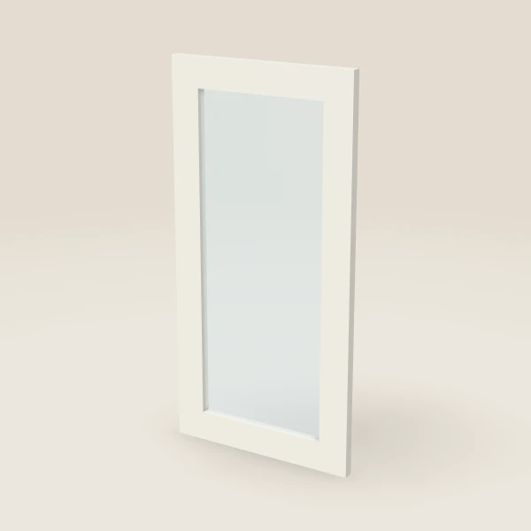 Puerta de vidrio para W1530 (14-11/16" × 29-5/16") — Champagne, imagen en 3D