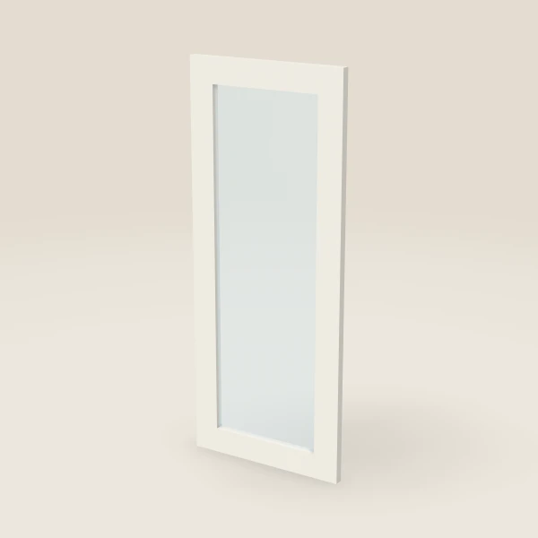 Puerta de vidrio para W1536 (14½" × 35-5/16") — Champagne, imagen en 3D