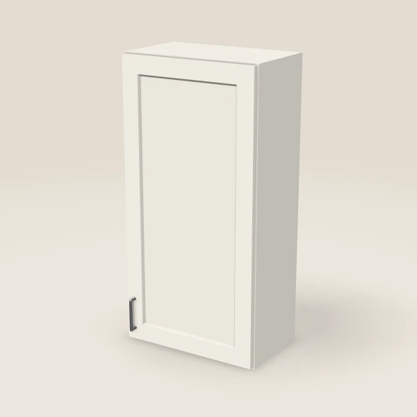 21" Wall Cabinet — 42" High — Champagne, 3D picture