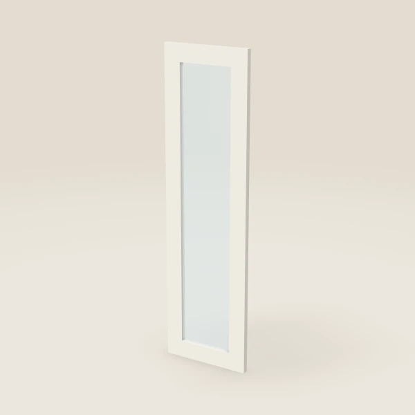 Puerta de vidrio para W2442B (11-11/16" × 41-5/16") — Champagne, imagen en 3D