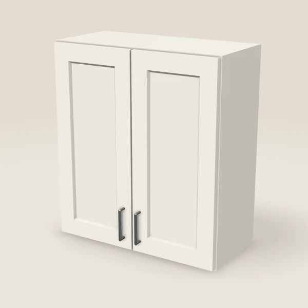 27" Wall Cabinet — 30" High, Double Door — Champagne, 3D picture