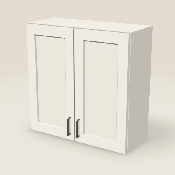 30" Wall Cabinet — 30" High, Double Door — Champagne, 3D picture