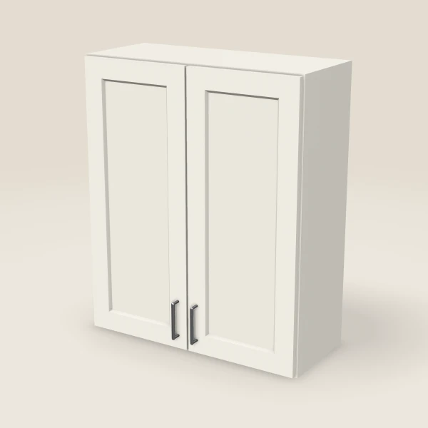 30" Wall Cabinet — 36" High, Double Door — Champagne, 3D picture