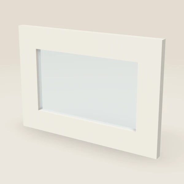 Puerta de vidrio para W3312B (16-5/16" × 11-5/16") — Champagne, imagen en 3D