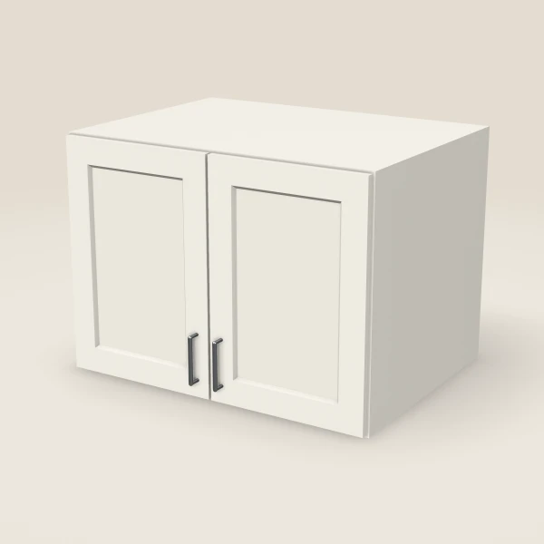 33" Wall Cabinet — 24" High, 24" Deep, Double Door — Champagne, 3D picture