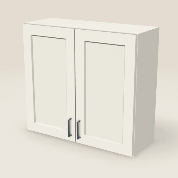 33" Wall Cabinet — 30" High, Double Door — Champagne, 3D picture