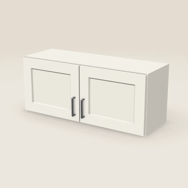 36" Wall Cabinet — 15" High, Double Door — Champagne, 3D picture