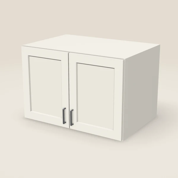 36" Wall Cabinet — 24" High, 24" Deep, Double Door — Champagne, 3D picture