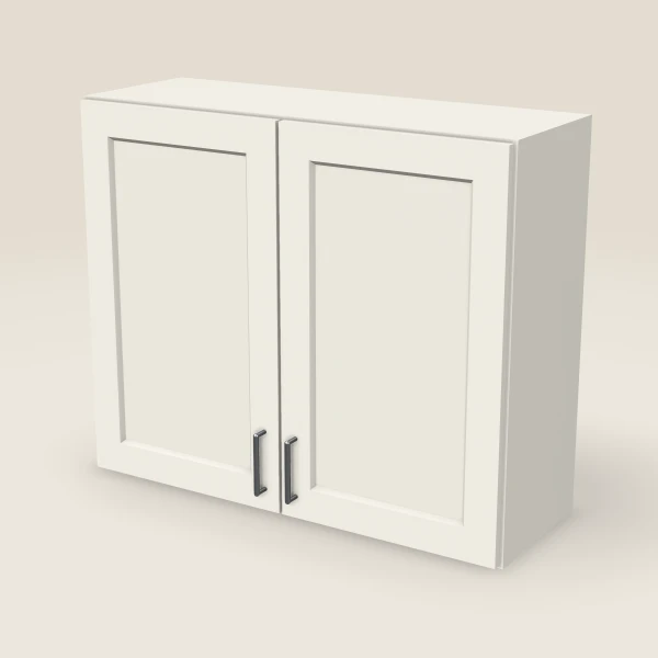 36" Wall Cabinet — 30" High, Double Door — Champagne, 3D picture