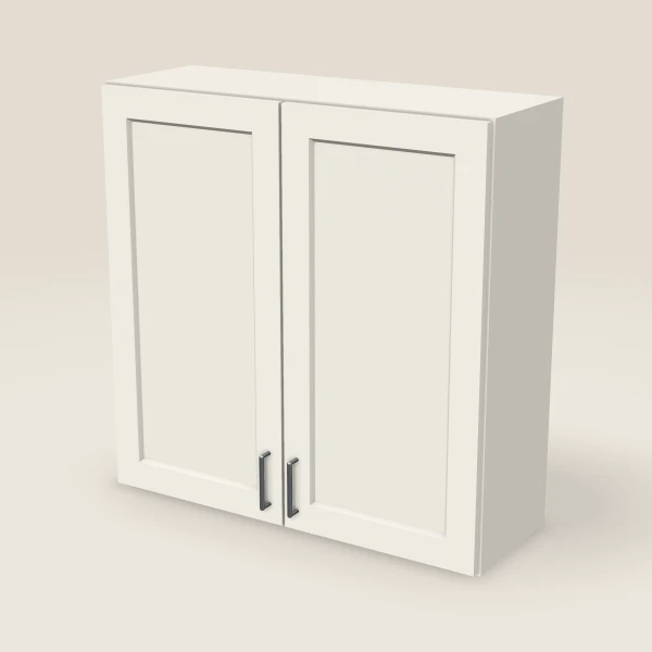 36" Wall Cabinet — 36" High, Double Door — Champagne, 3D picture