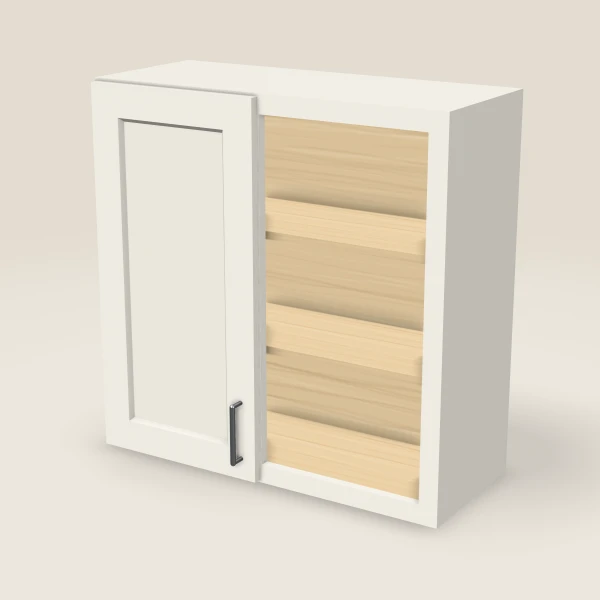 Wall Blind Corner — 30" High — Champagne, 3D picture