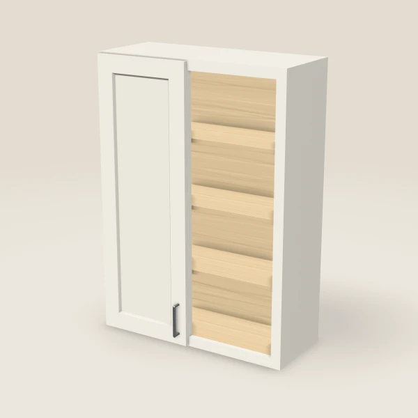 Wall Blind Corner — 42" High — Champagne, 3D picture