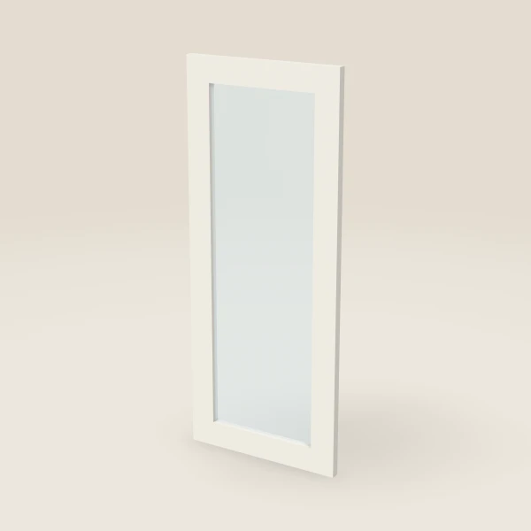 Puerta de vidrio para WDC2436 (14-11/16" × 35-5/16") — Champagne, imagen en 3D