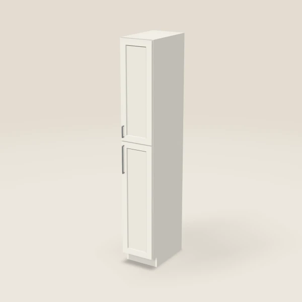 15" Wall Pantry — 96" High — Champagne, 3D picture