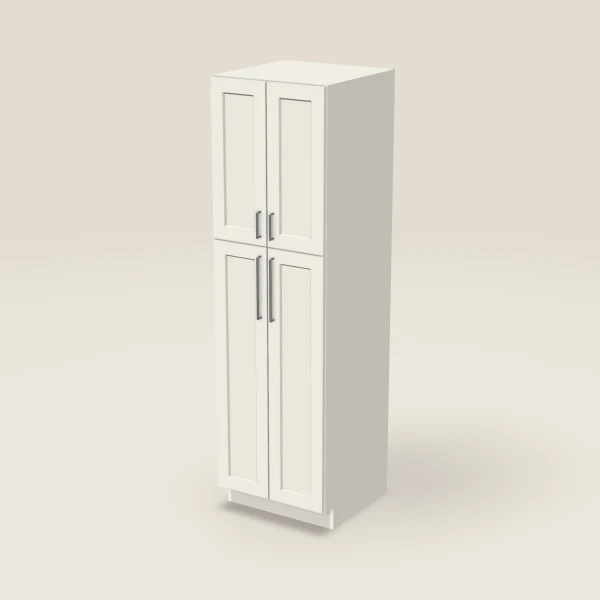 24" Wall Pantry — 84" High — Champagne, 3D picture