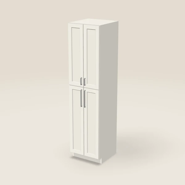 24" Wall Pantry — 96" High — Champagne, 3D picture