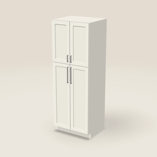 30" Wall Pantry — 84" High — Champagne, 3D picture