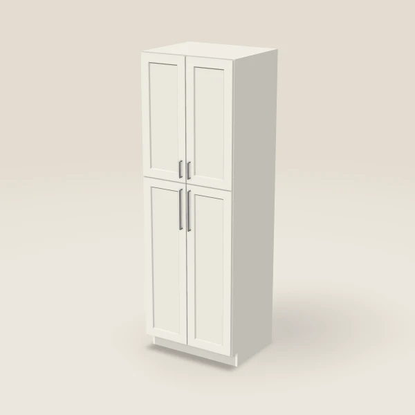 30" Wall Pantry — 90" High — Champagne, 3D picture