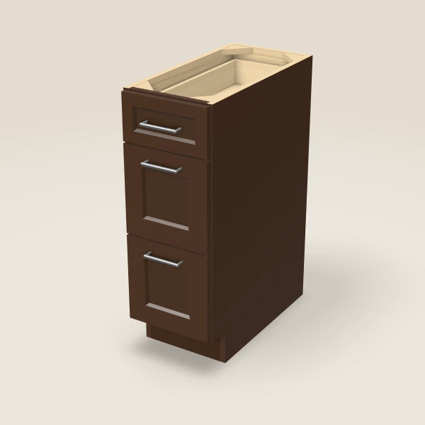 12" Drawer Base — Espresso Shaker, 3D picture