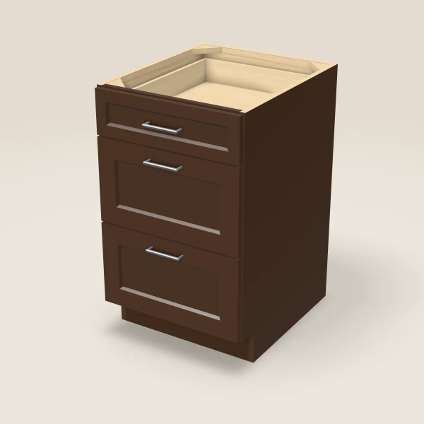 21" Drawer Base — Espresso Shaker, 3D picture