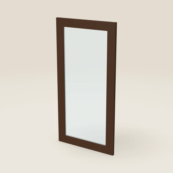 Puerta de vidrio — 18" x 36" — Espresso Shaker, imagen en 3D