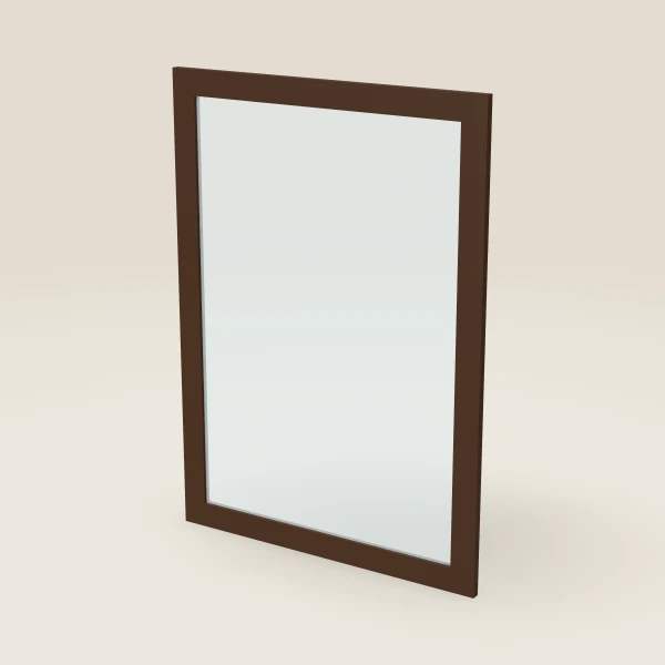Glass Door — 30" x 42" — Espresso Shaker, 3D picture