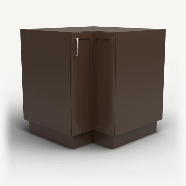 33" Easy Reach Corner Base — Espresso Shaker, 3D picture