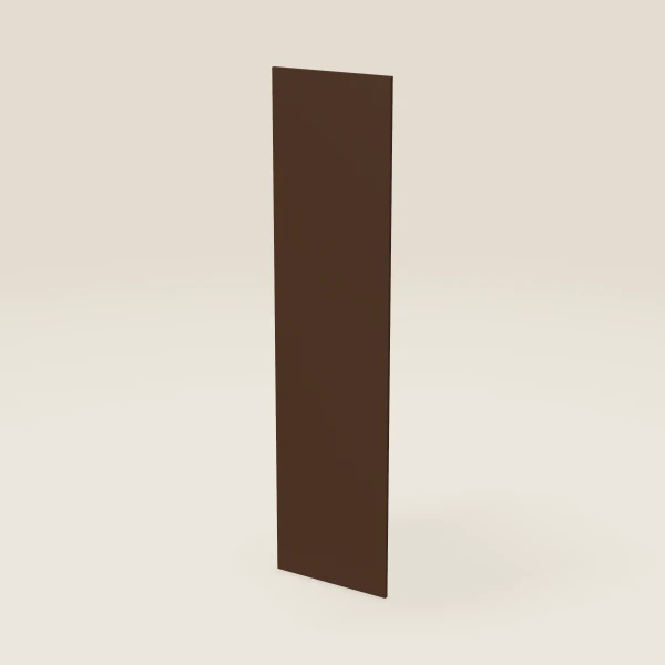 Panel lateral de refrigerador — 24" x 96" — Espresso Shaker, imagen en 3D