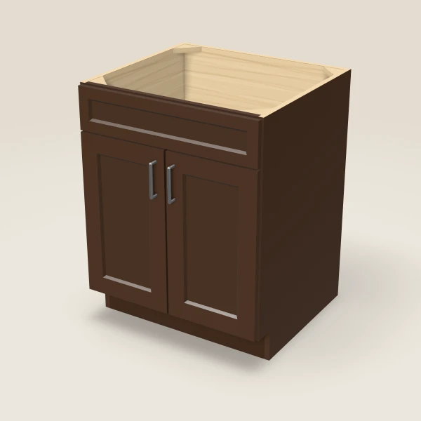 27" Sink Base — Espresso Shaker, 3D picture