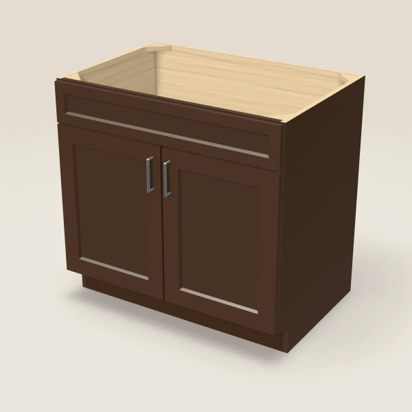 36" Sink Base — Espresso Shaker, 3D picture