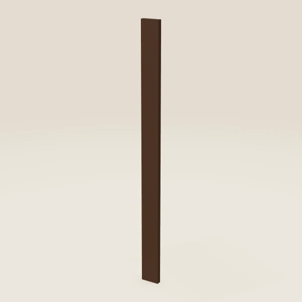 Relleno de pared de 3" — 42" de alto — Espresso Shaker, imagen en 3D
