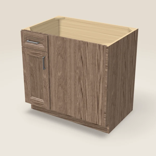 36" Base Blind Corner Cabinet, 3D picture
