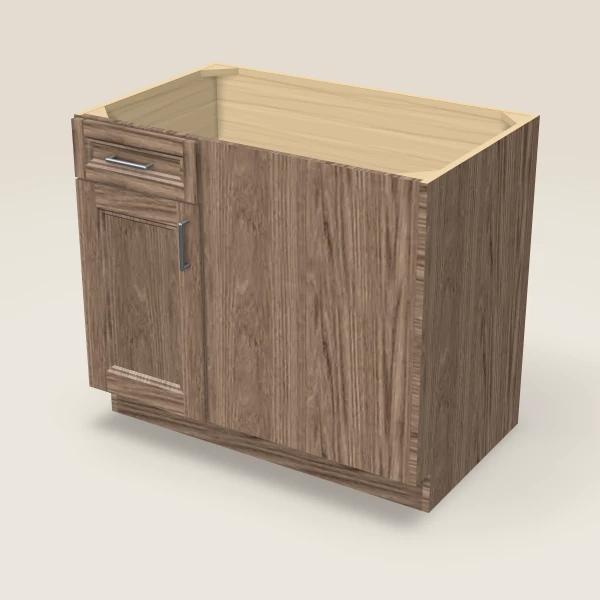 39" Base Blind Corner Cabinet, 3D picture
