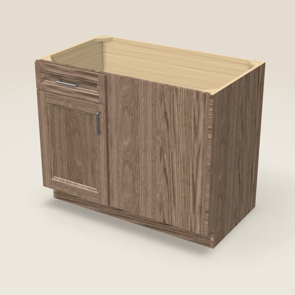 42" Base Blind Corner Cabinet, 3D picture