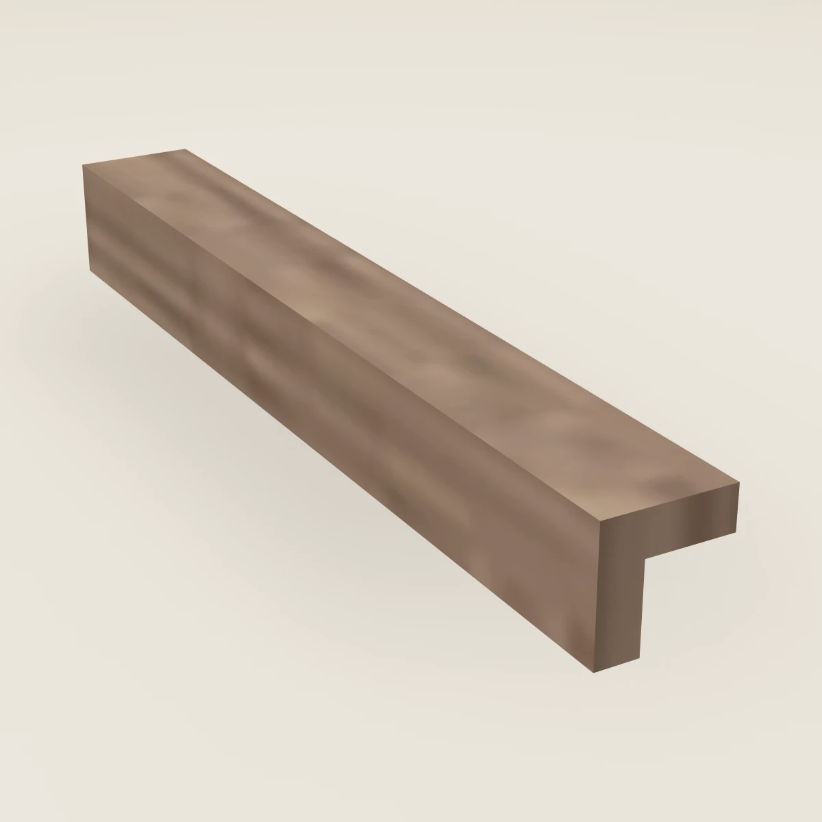 96" Outside Corner Molding, 3D picture