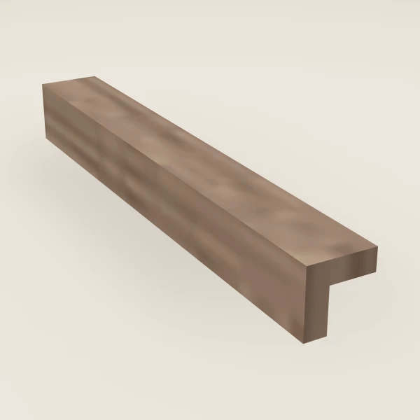 96" Outside Corner Molding, 3D picture
