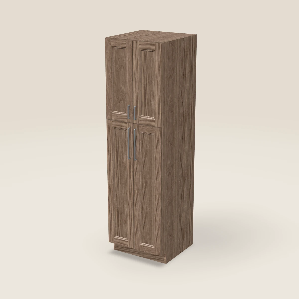 24" Tall Pantry, 3D picture