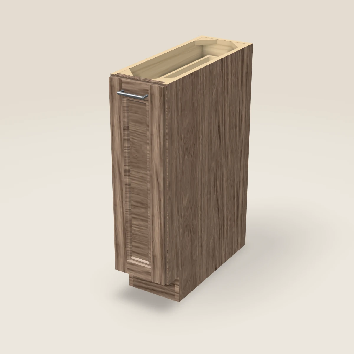 9" Base Spice Pull-Out Cabinet, 3D picture