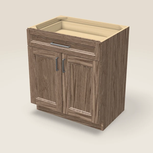 30" Double Door Vanity Cabinet, 3D picture