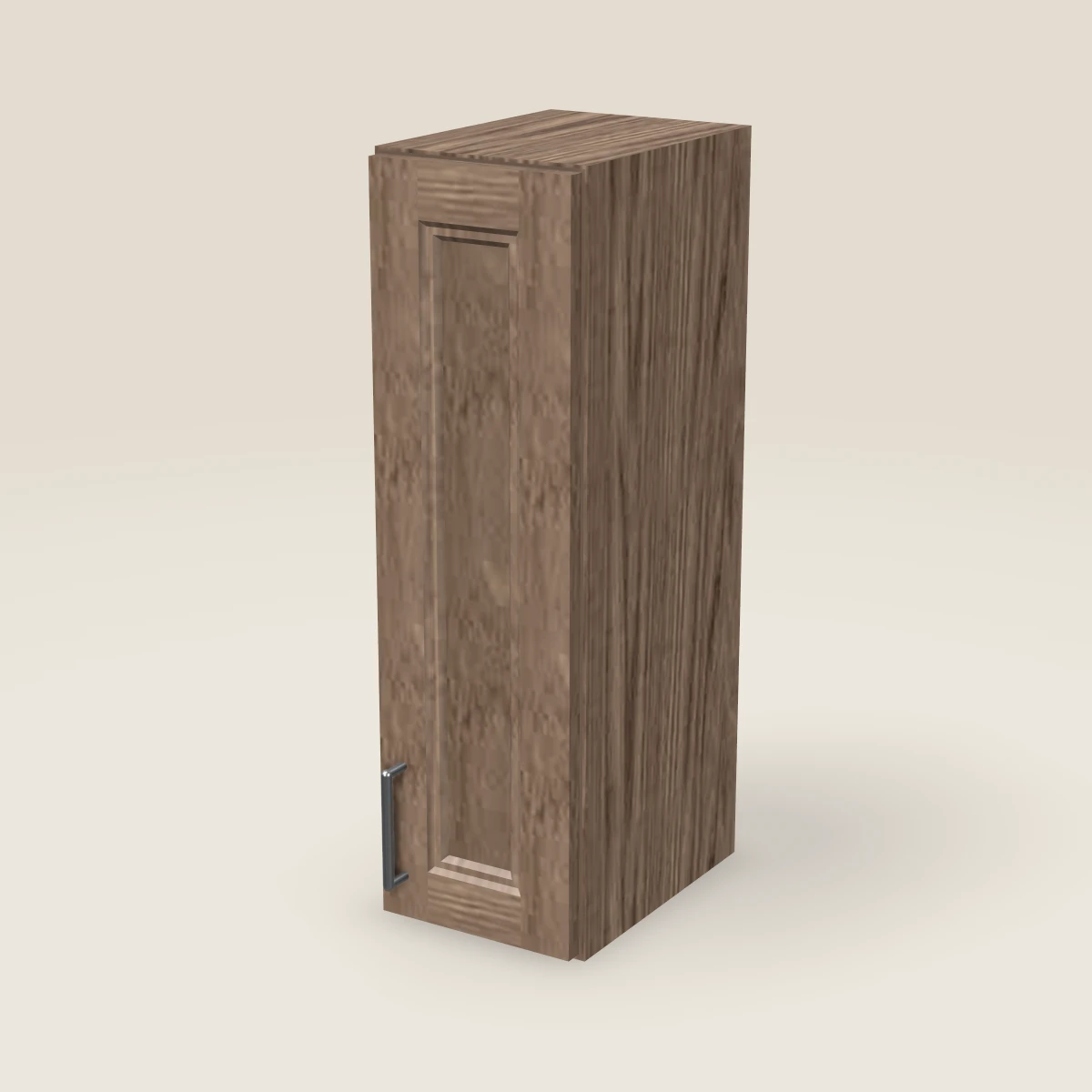 9" Single Door Wall Cabinet — 30" High, 3D picture