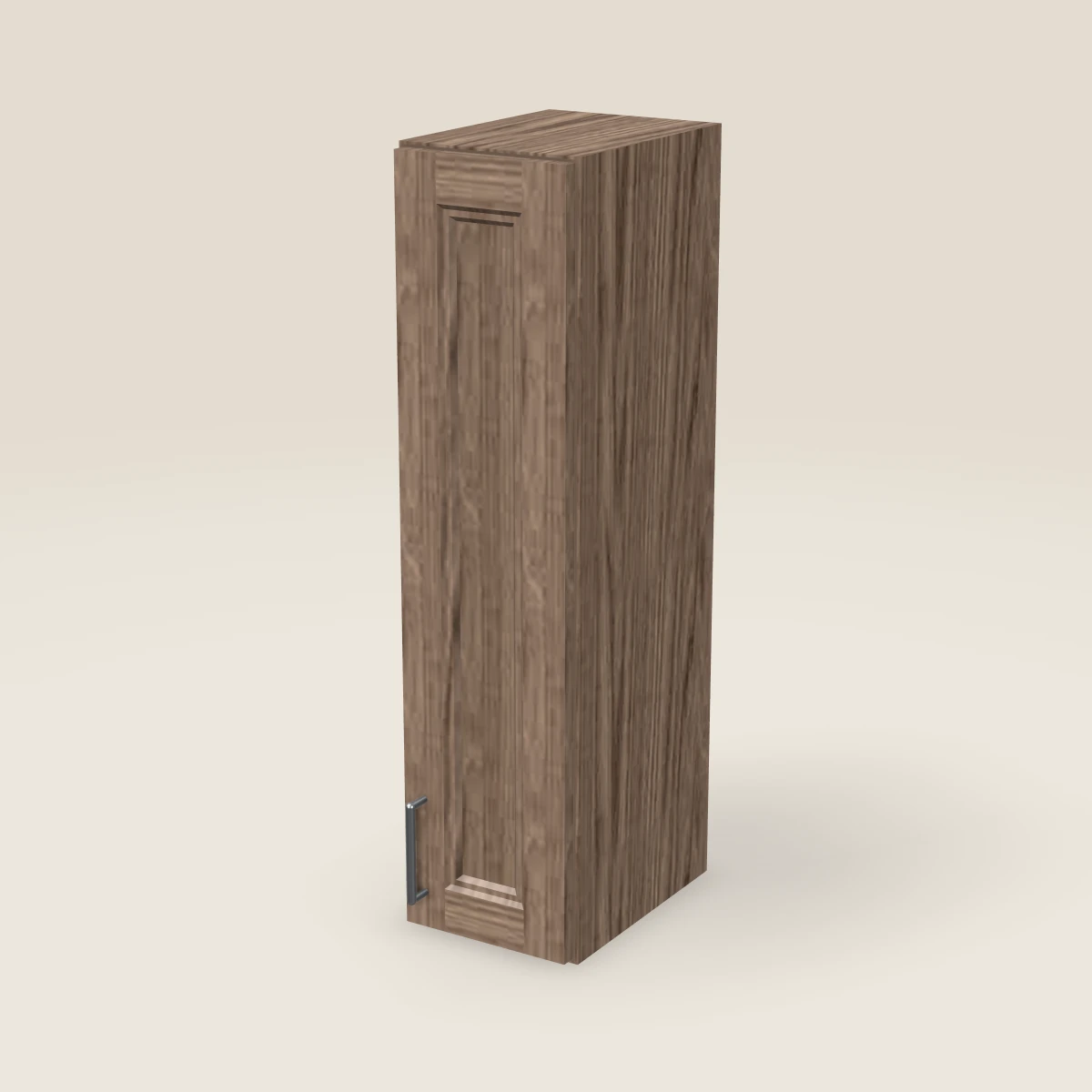 9" Single Door Wall Cabinet — 36" High, 3D picture