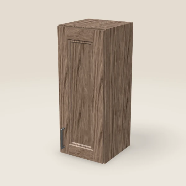 12" Single Door Wall Cabinet — 30" High, 3D picture