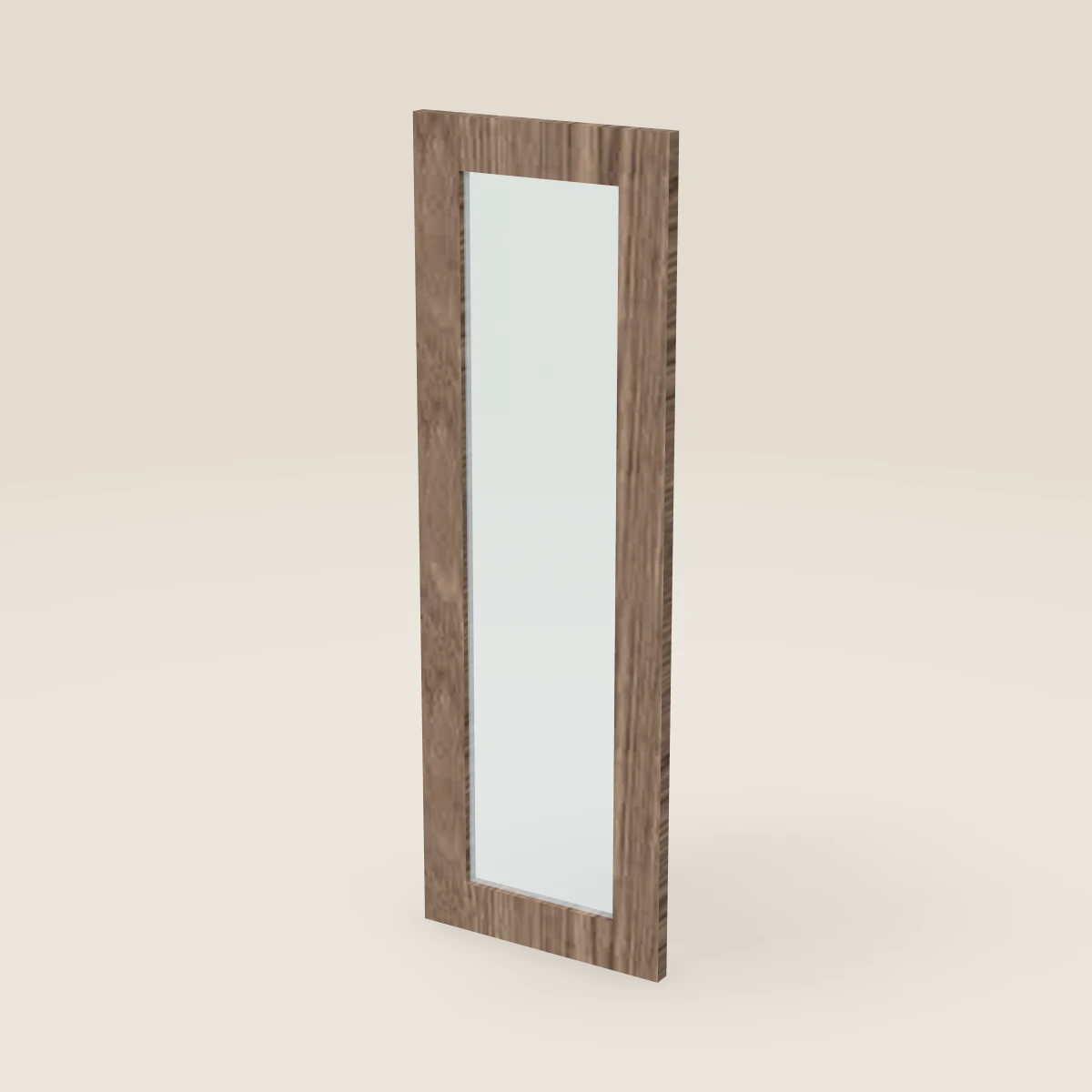 Puerta de vidrio para gabinete de pared de 12" — 36" de alto, imagen en 3D