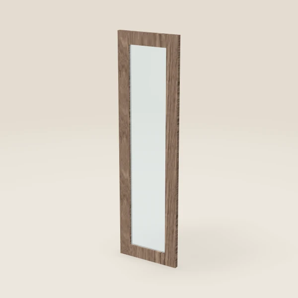 12" Wall Cabinet Glass Door — 42" High, 3D picture