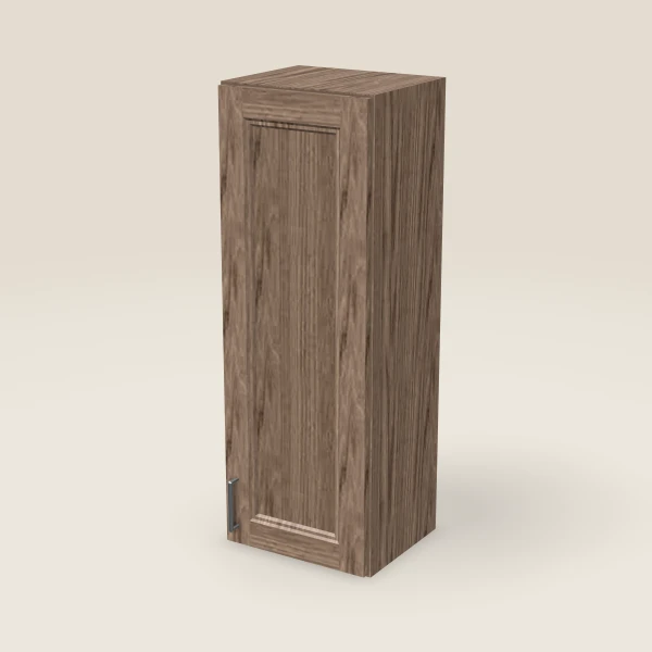 15" Single Door Wall Cabinet — 42" High, 3D picture