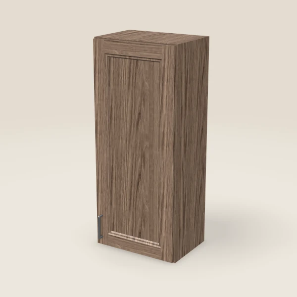18" Single Door Wall Cabinet — 42" High, 3D picture