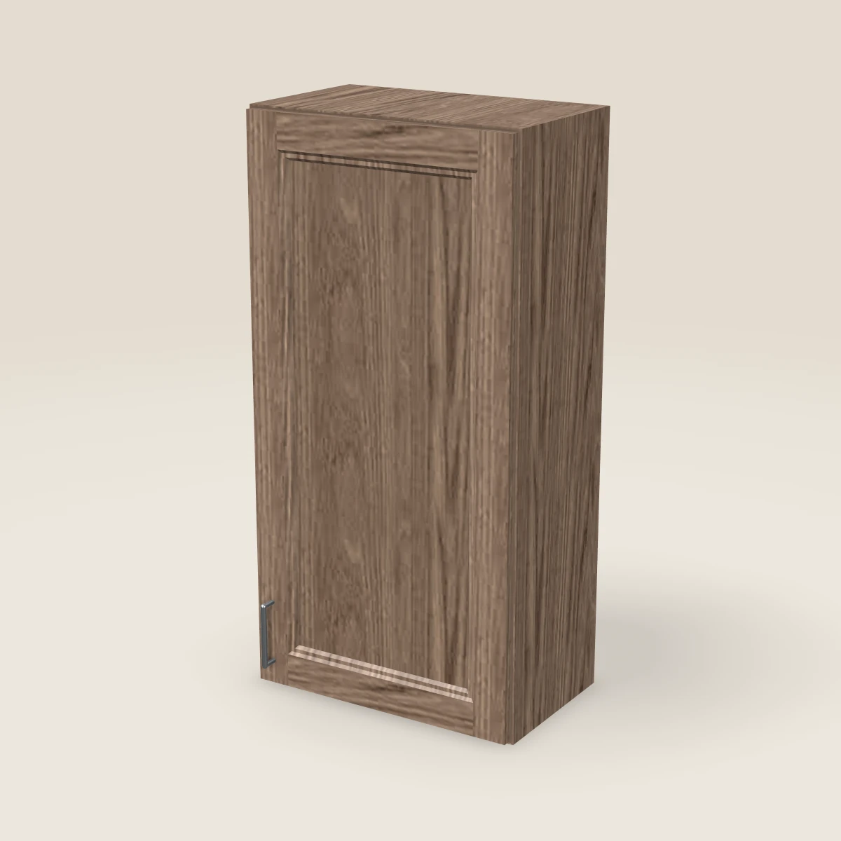 21" Single Door Wall Cabinet — 42" High, 3D picture