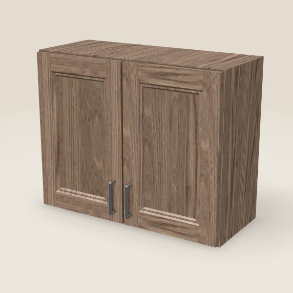 30" Double Door Wall Cabinet — 24" High, 3D picture