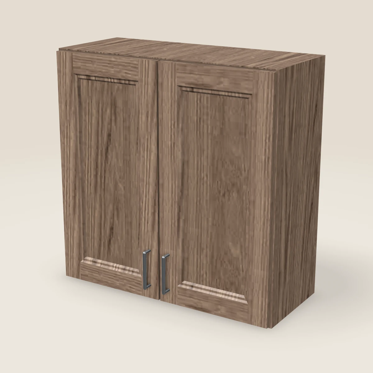 30" Double Door Wall Cabinet — 30" High, 3D picture