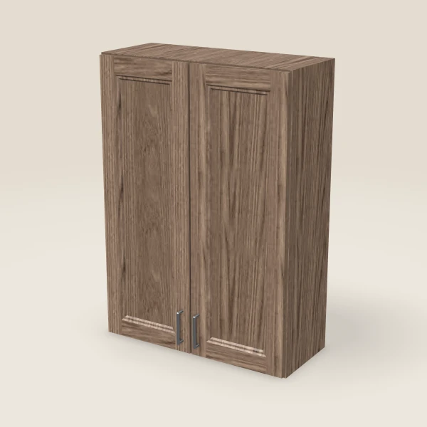 30" Double Door Wall Cabinet — 42" High, 3D picture